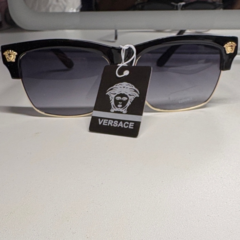 Black and Gold Sunglasses